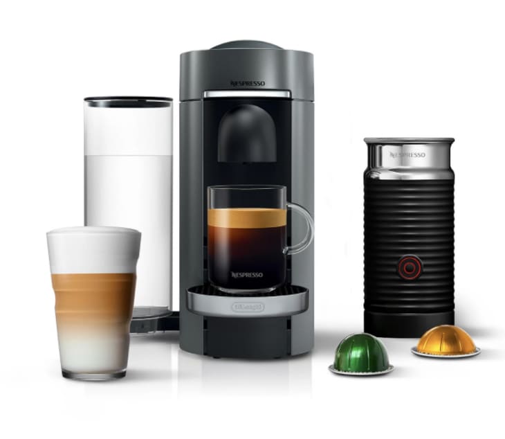 Nespresso by De'Longhi Vertuo Plus Deluxe Coffee & Espresso Maker with Aerocinno Frother at Macy's