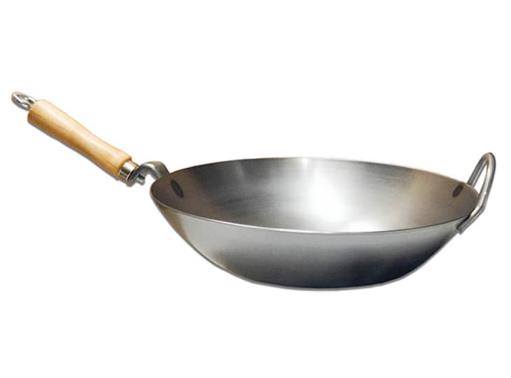 Product Image: Wok Shop 14-Inch Carbon Steel Wok with Metal Side Handle