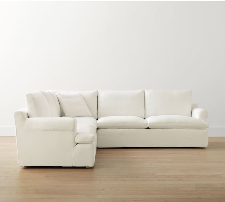 Product Image: Newport Roll Arm Upholstered 3-Piece L-Shaped Sectional