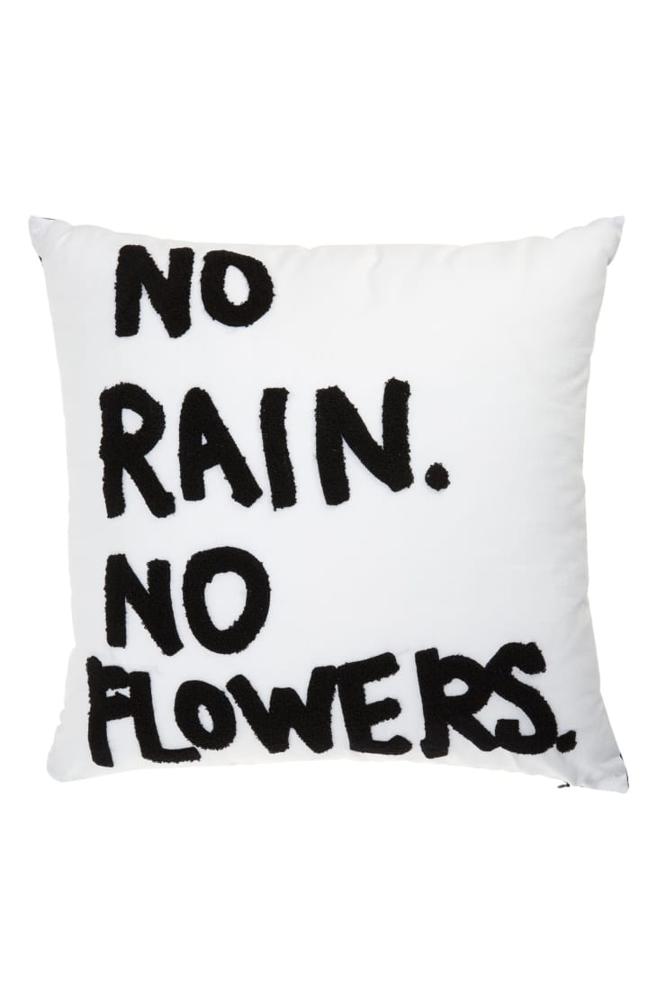 Product Image: Cristina Martinez No Rain No Flowers Cotton Pillow