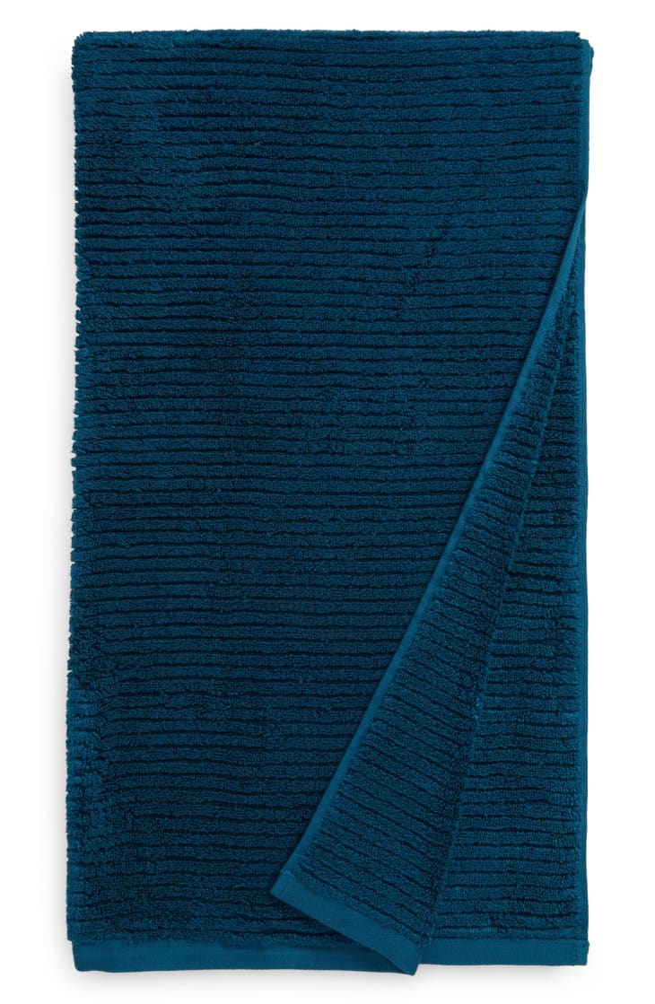 Hydro Ribbed Organic Cotton Blend Bath Towel at Nordstrom