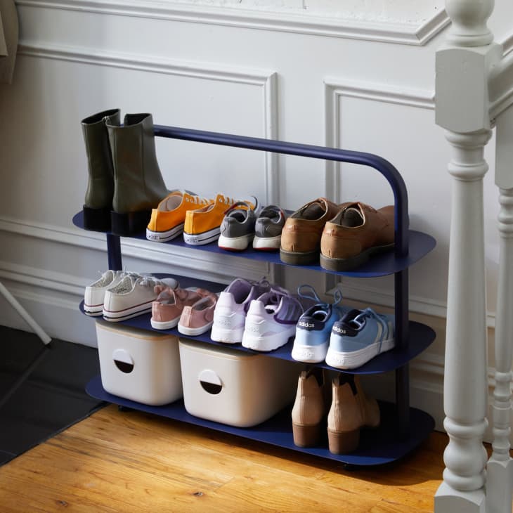 27 Stellar Shoe Storage Ideas For Small Spaces - Tiny Partments  Shoe  storage small space, Wooden shoe racks, Wooden shoe storage