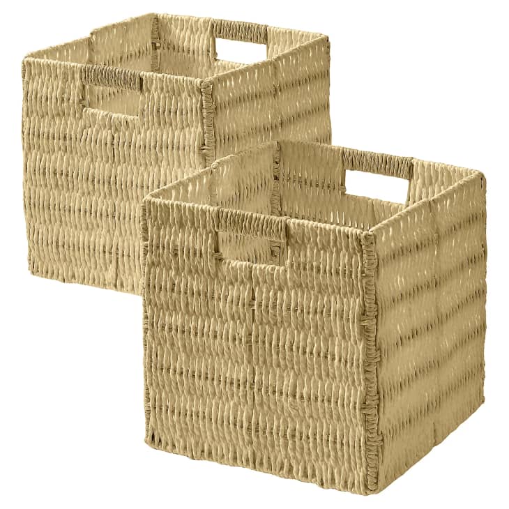 Ornavo Home Wicker Storage Basket Cubes at QVC.com