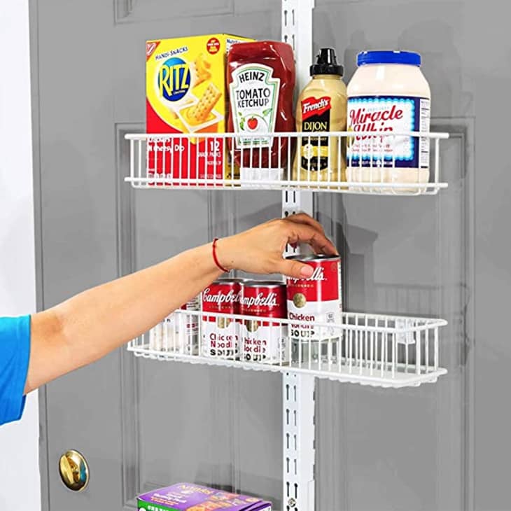 Product Image: Allspace Pantry Organizer - Heavy Duty, Hanging Over the Door Storage Rack with 5 Wire Baskets