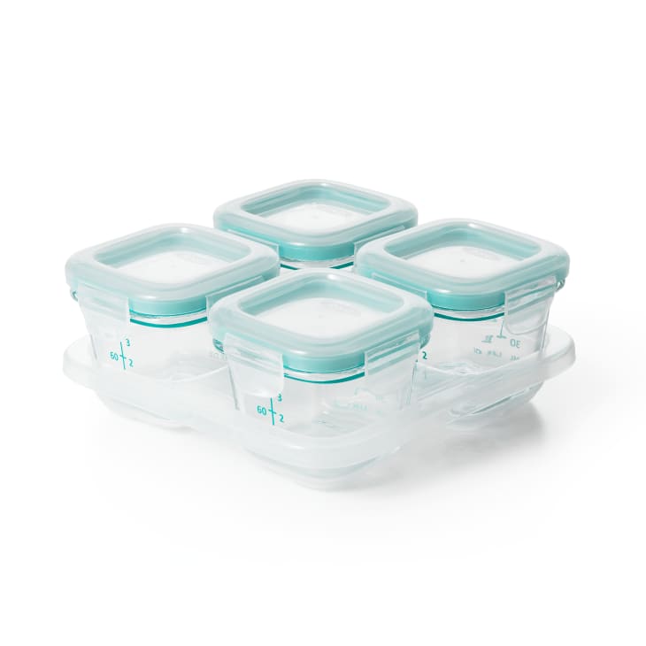 Product Image: OXO 4 oz Glass Baby Blocks™ Freezer Storage Containers