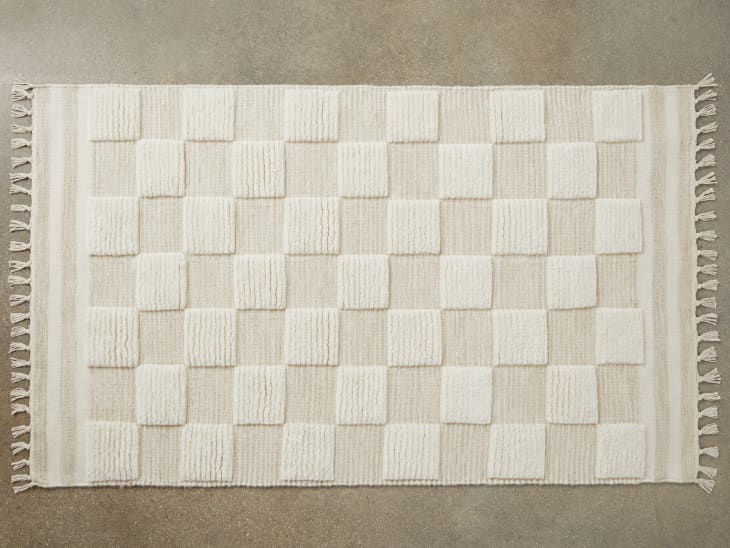 Product Image: Checkered Wool Rug 5' x 8'