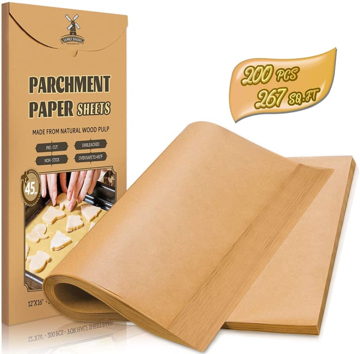Hiware Pre-Cut Parchment Paper Sheets at Amazon
