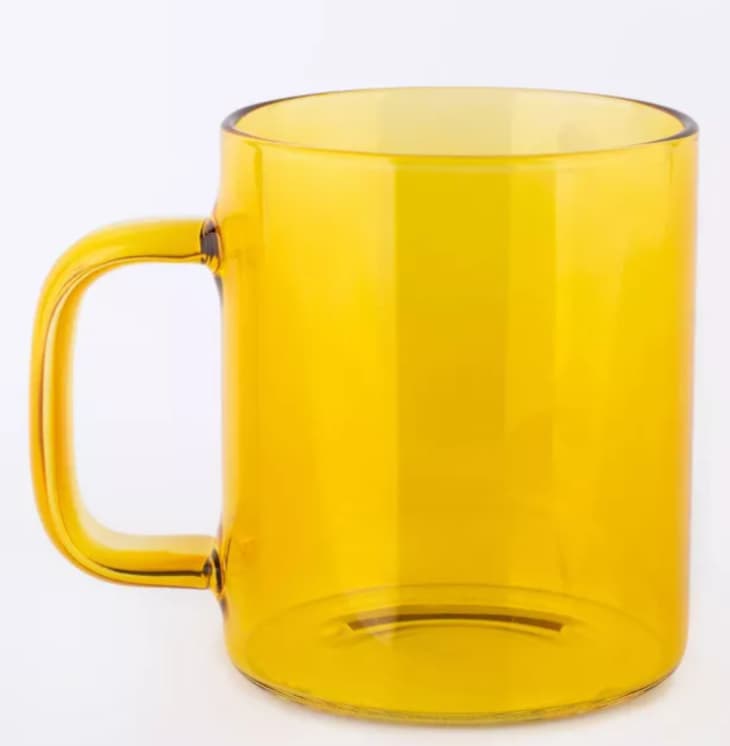 14oz Glass Mug Yellow - Parker Lane at Target