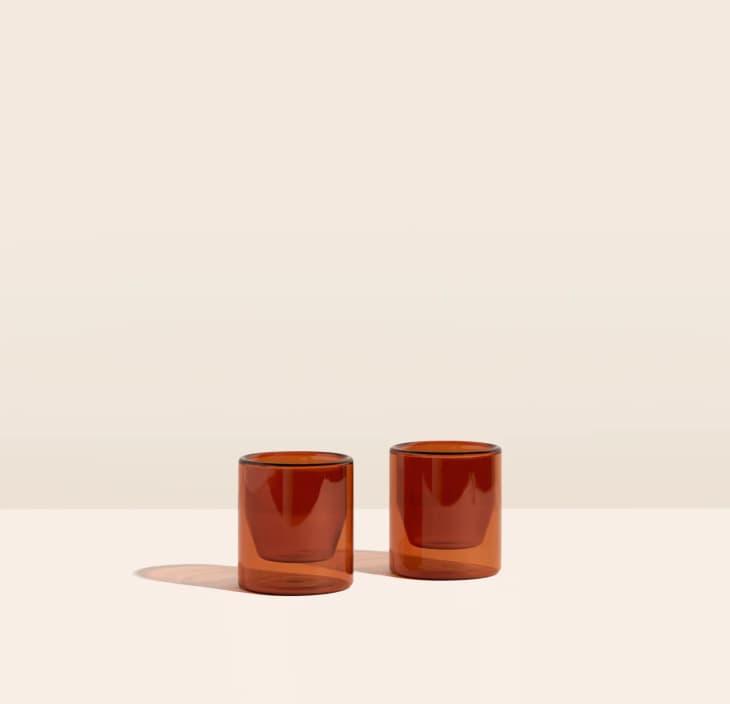 Double-Wall 6oz Glasses - Set of Two at Pattern Brands