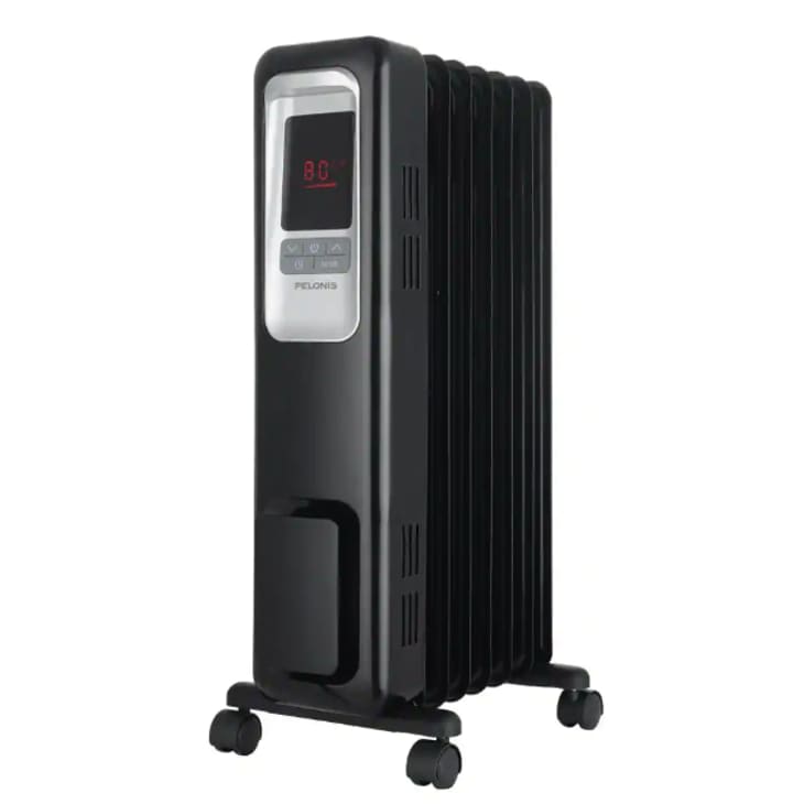 Product Image: Pelonis 1500-Watt Digital Electric Oil-Filled Radiant Portable Space Heater
