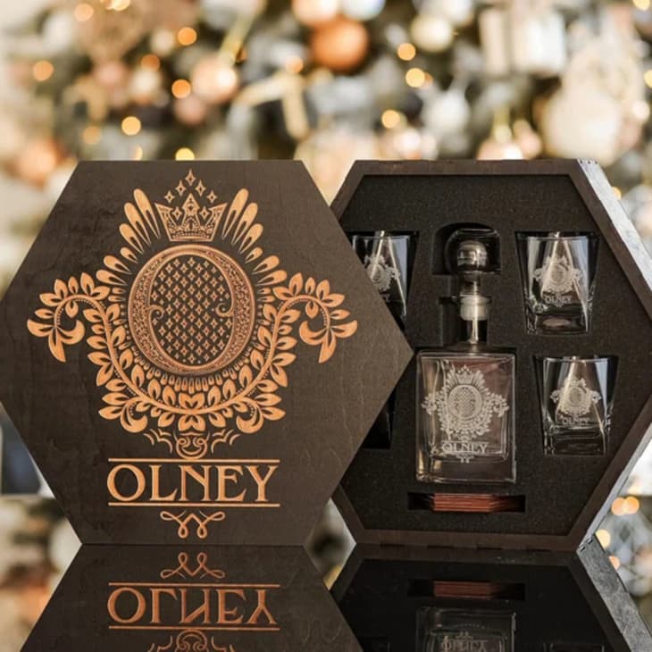 Product Image: Personalized Whiskey Decanter Set and Box