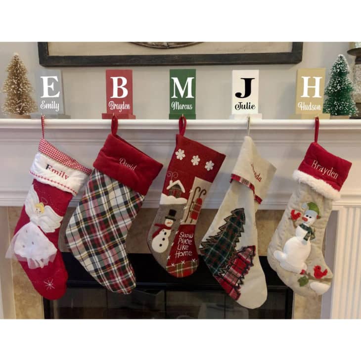 Personalized Stocking Holders at Etsy