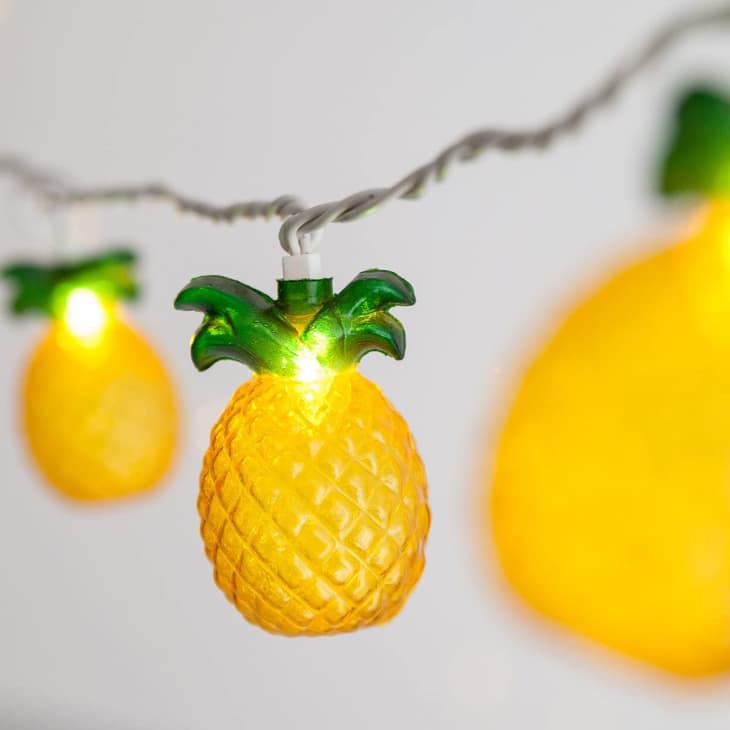 Pineapple Outdoor String Lights at Amazon