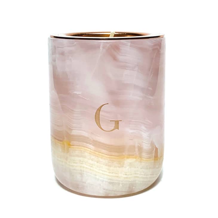Product Image: Pink Onyx Marble Candle