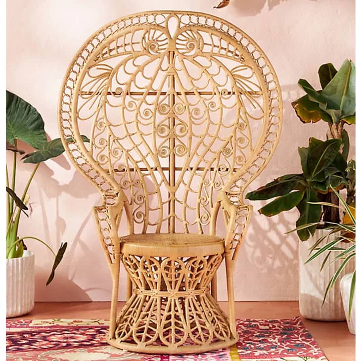 Plumage Rattan Chair at Anthropologie