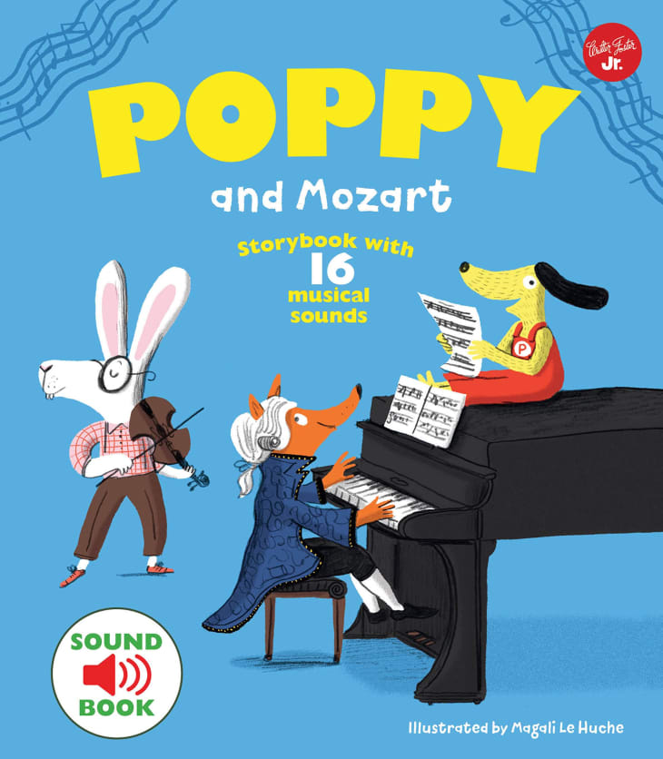 Poppy and Mozart: Storybook with 16 Musical Sounds at Amazon