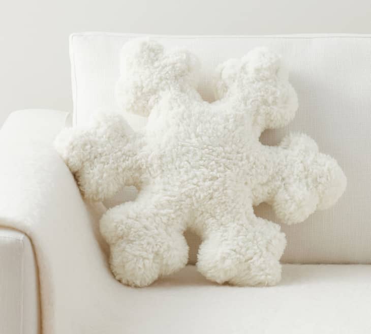 Product Image: Sherpa Snowflake Shaped Pillow