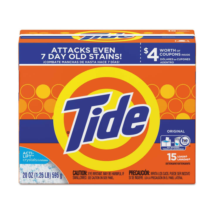 Tide Powder Laundry Detergent, Mountain Spring, 102 Loads 143 oz at Amazon