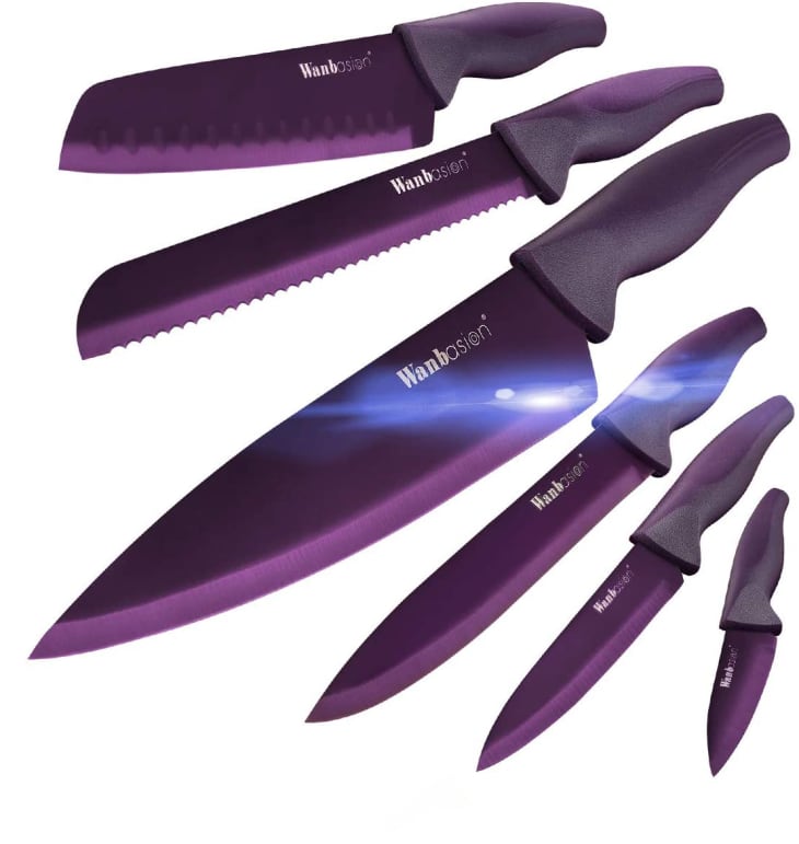 Product Image: Wanbasion Purple Professional Kitchen Knife Chef Set