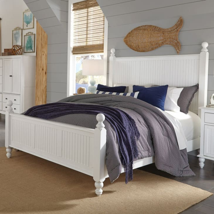 Beach White Cottage Bed at Gothic Cabinet Craft