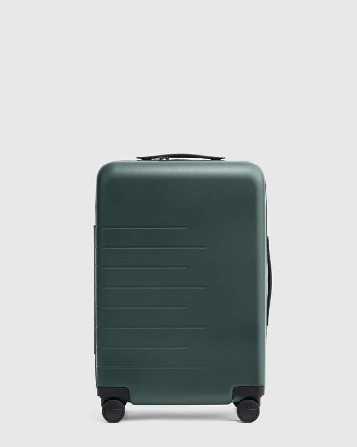 Carry-On Hard Shell Suitcase in Dark Green at Quince