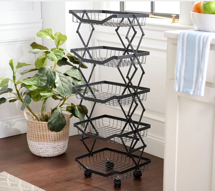 Home 365 5-Tier Collapsible All-Purpose Rack w/ Wheels at QVC.com