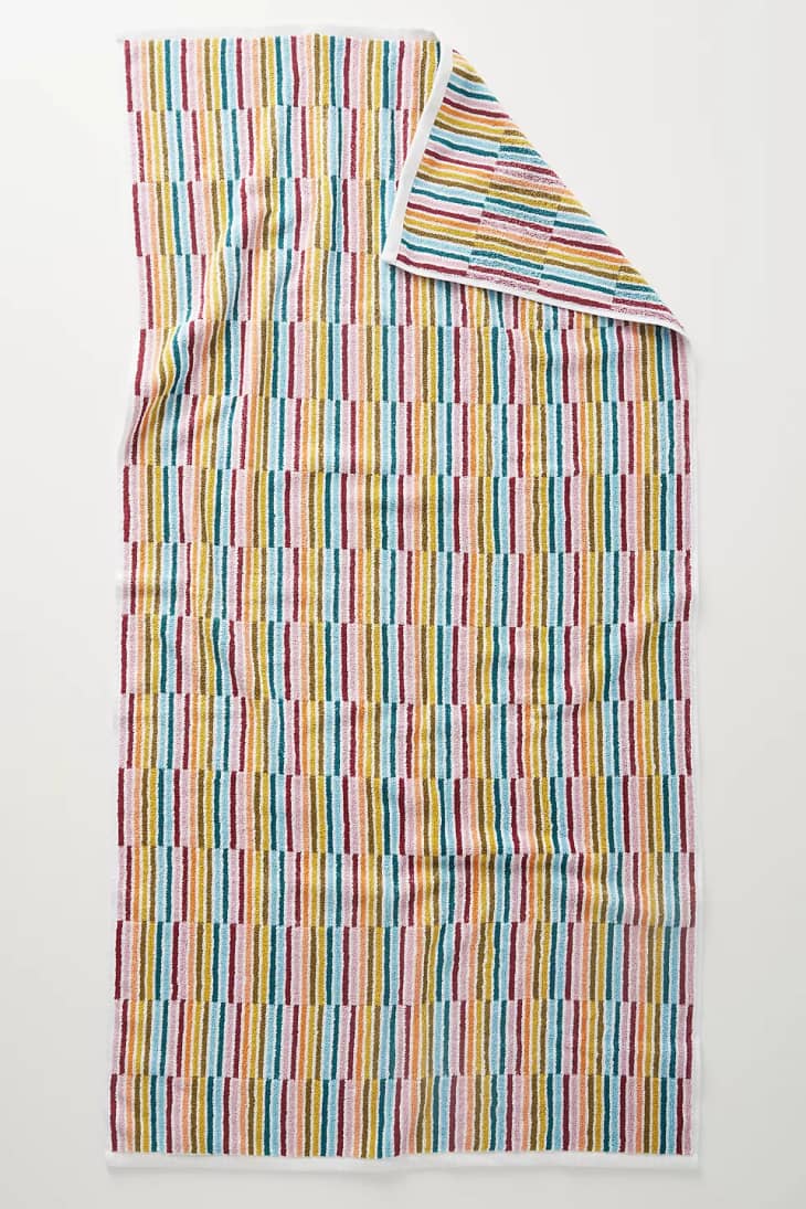 产品形象:彩虹毛巾，一套6条