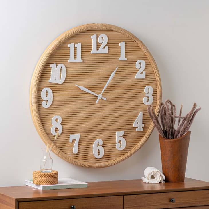Product Image: Rattan Wall Clock