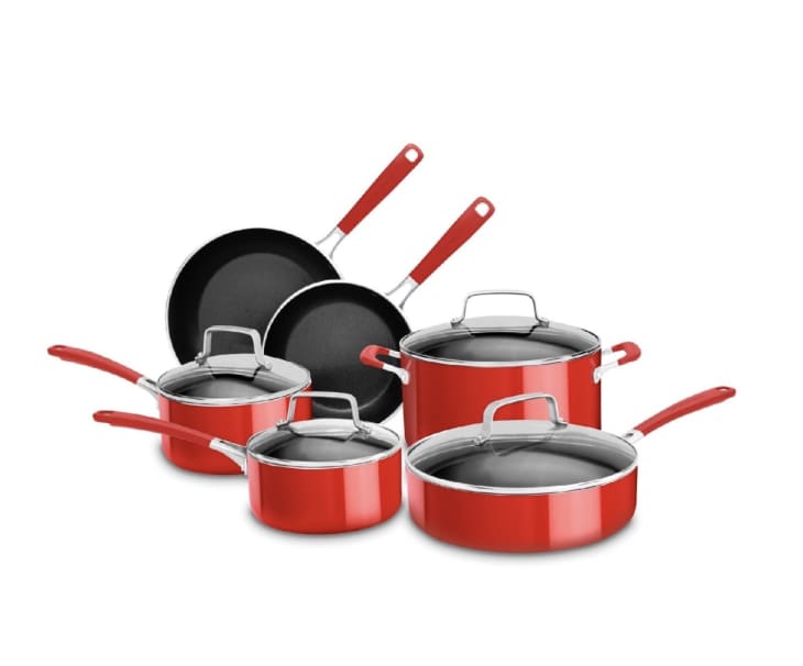 Product Image: Kitchenaid Stainless Steel 10-Piece Set, Red