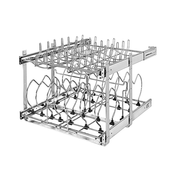 Rev-A-Shelf 2-Tier Wire Pull Out Kitchen Cabinet Organizer at Amazon