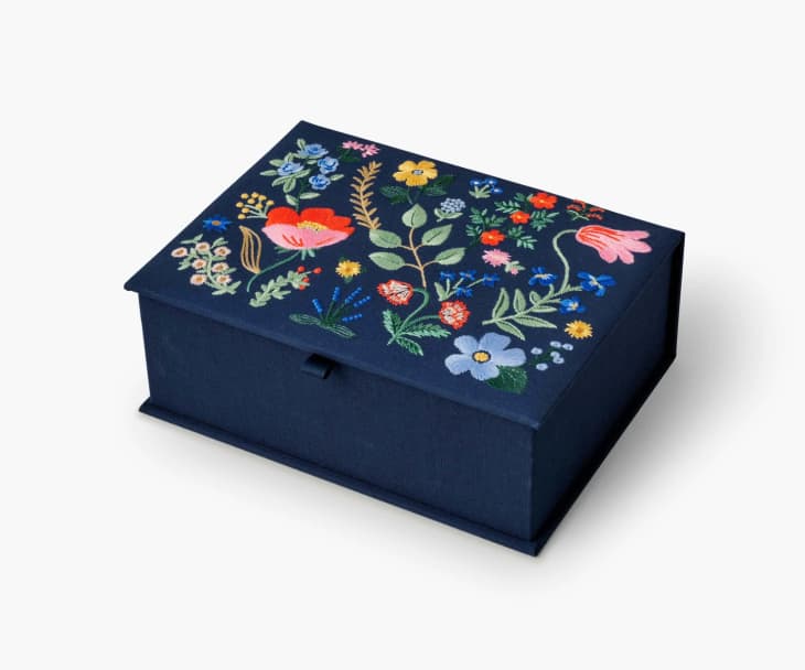 Product Image: Large Embroidered Keepsake Box