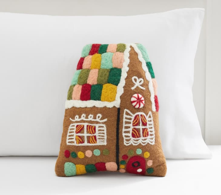 Product Image: Rifle Paper Co. Gingerbread Felt Pillow