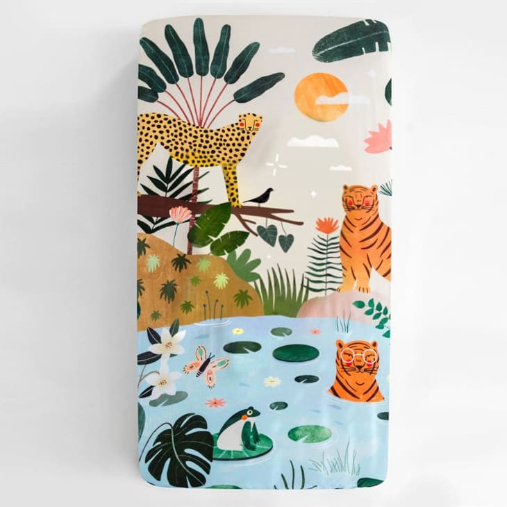 Product Image: Rookie Humans Jungle Crib Fitted Sheet