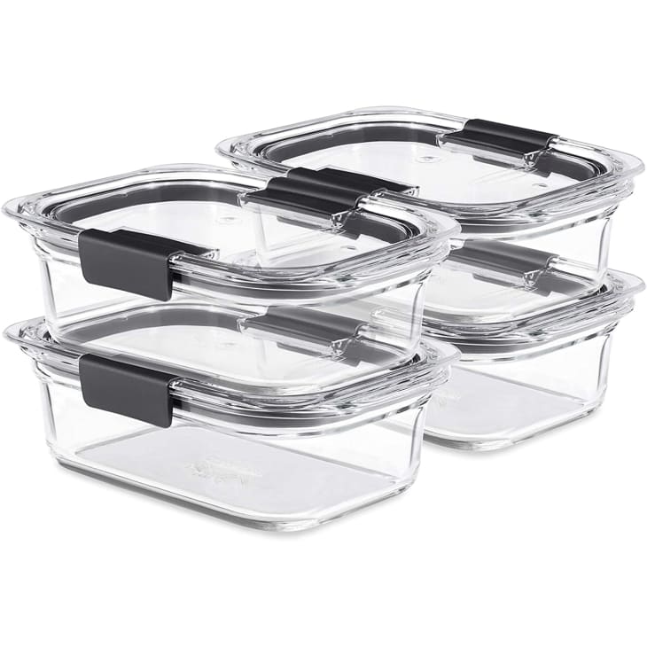 Rubbermaid Brilliance Glass Storage Food Containers at Amazon