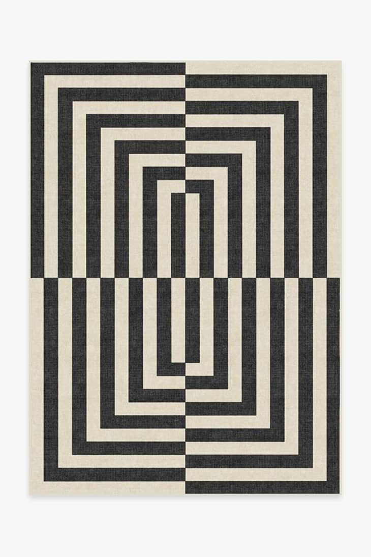 Product Image: Jonathan Adler Op Art Charcoal Rug, 5' x 7'