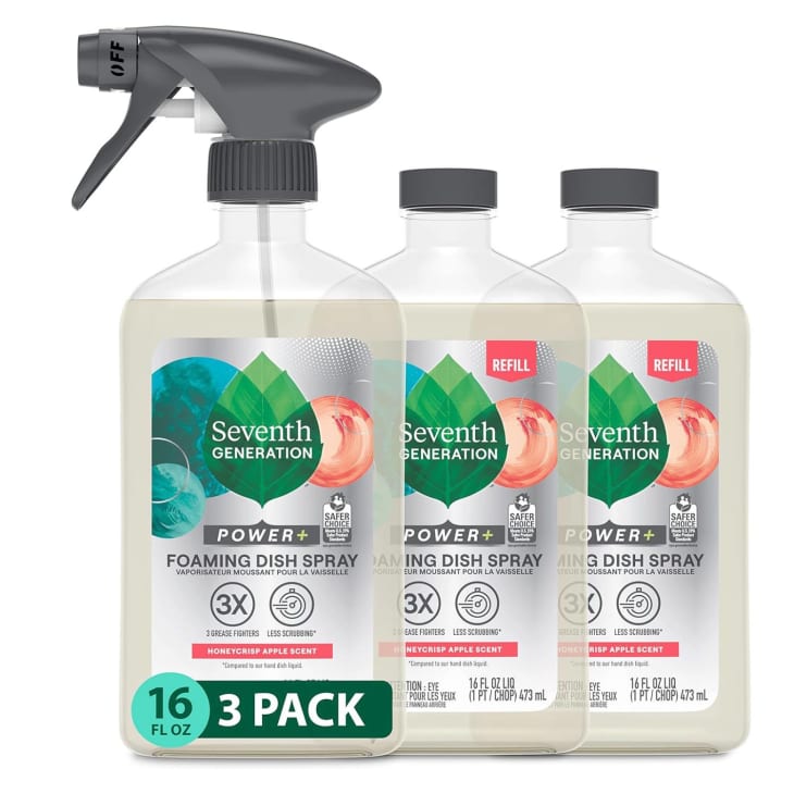 Seventh Generation Foaming Dish Spray (3-Pack) at Amazon