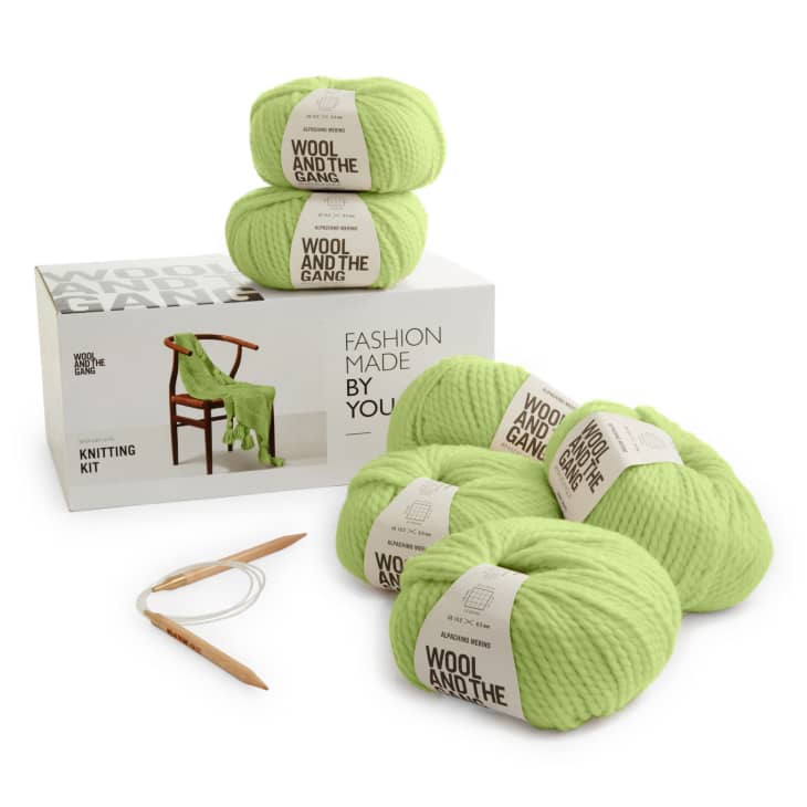 Product Image: Wool and The Gang Shake it Up Throw Blanket Knitting Kit
