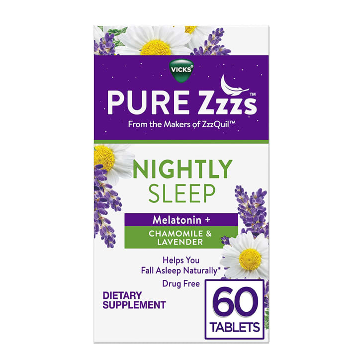 Product Image: ZzzQuil PURE Zzzs Melatonin Sleep Aid Tablets with Chamomile