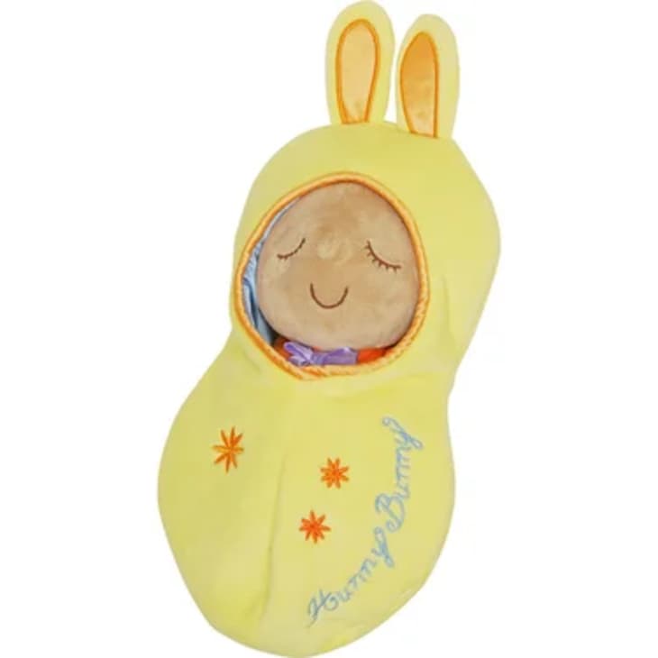 Product Image: Snuggle Pod Hunny Bunny Beige First Baby Doll With Cozy Sleep Sack