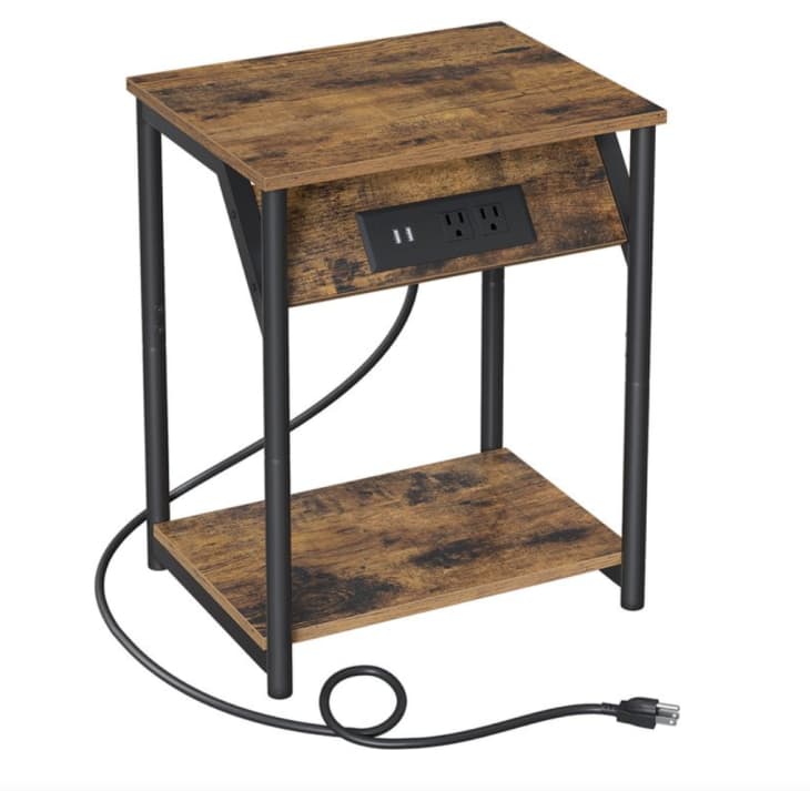 Product Image: VASAGLE Side Table with Charging Station