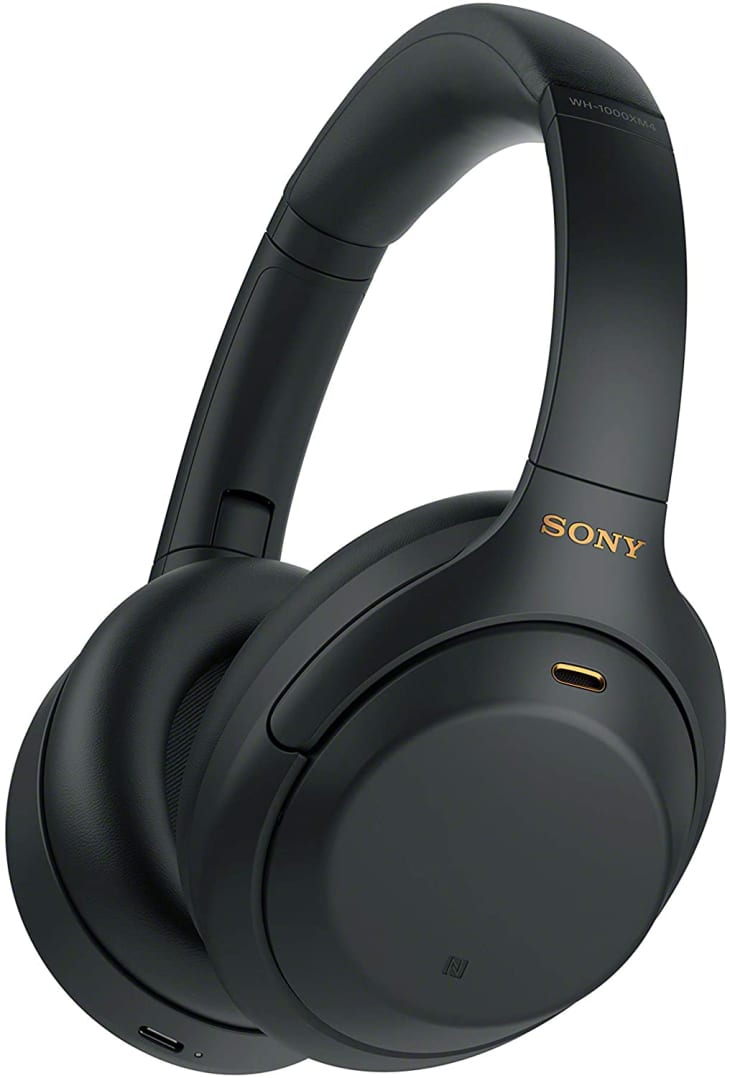 产品形象:索尼降噪头顶耳机与Alexa语音控制