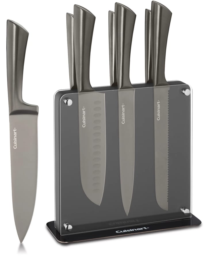 Cuisinart Space-Saving Onyx 8-Piece Cutlery Set with Magnetic Block at Macy's