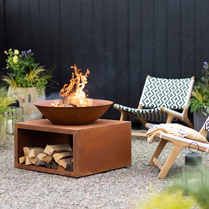 Square Bowl Fire Pit at Terrain