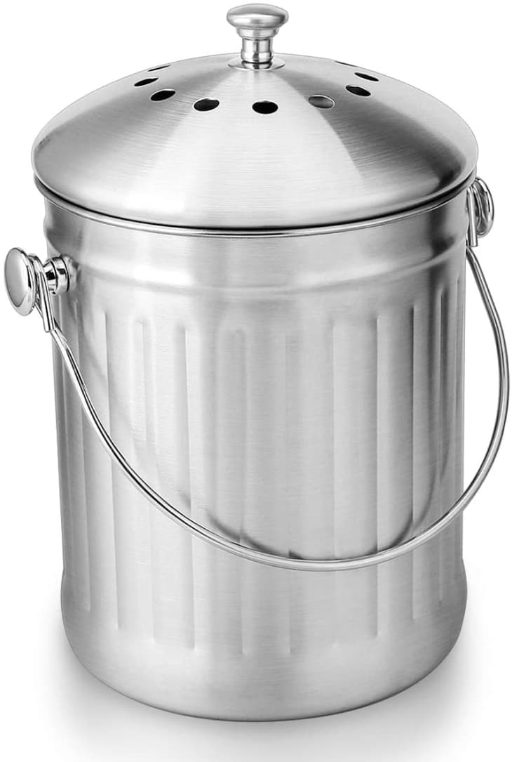 ENLOY Compost Bin, Stainless Steel at Amazon