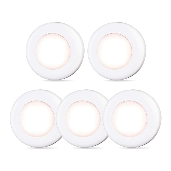 Wireless Tap Light Push Lights - 5-Pack at Amazon