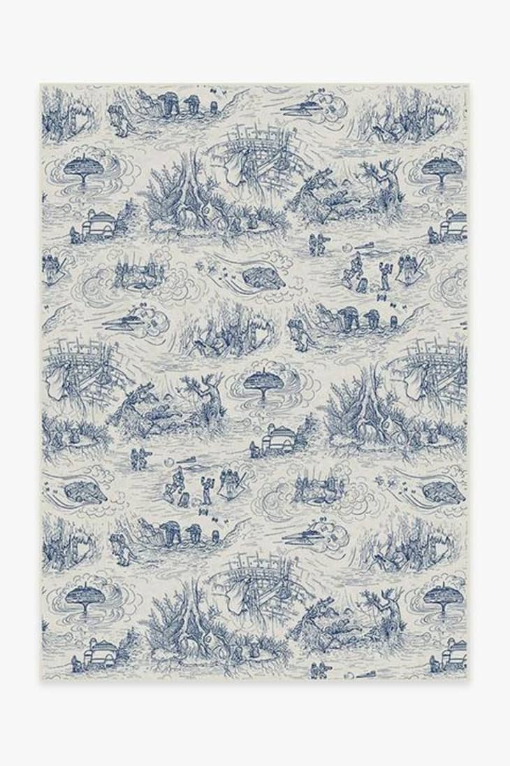 Product Image: Star Wars Toile Blue Rug, 5' x 7'
