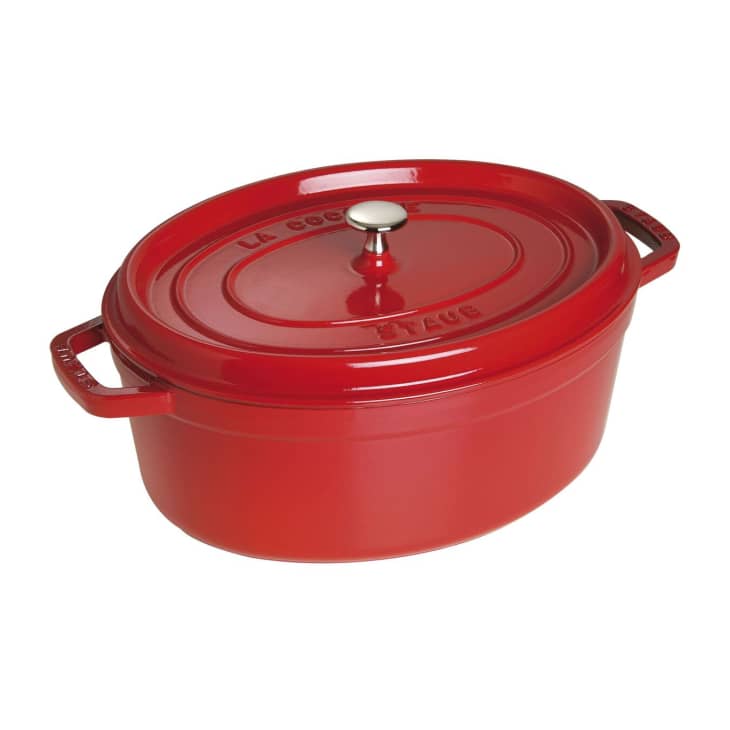 Staub 5.75-Qt. Oval Cocotte, Cherry (Visual Imperfections) at Zwilling