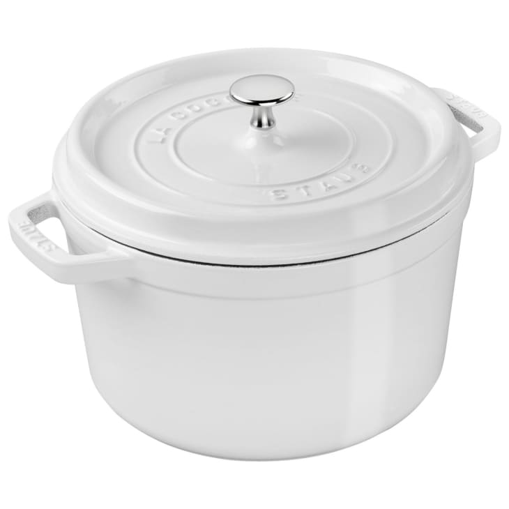 Product Image: Staub 5-Qt Cast Iron Tall Cocotte, White