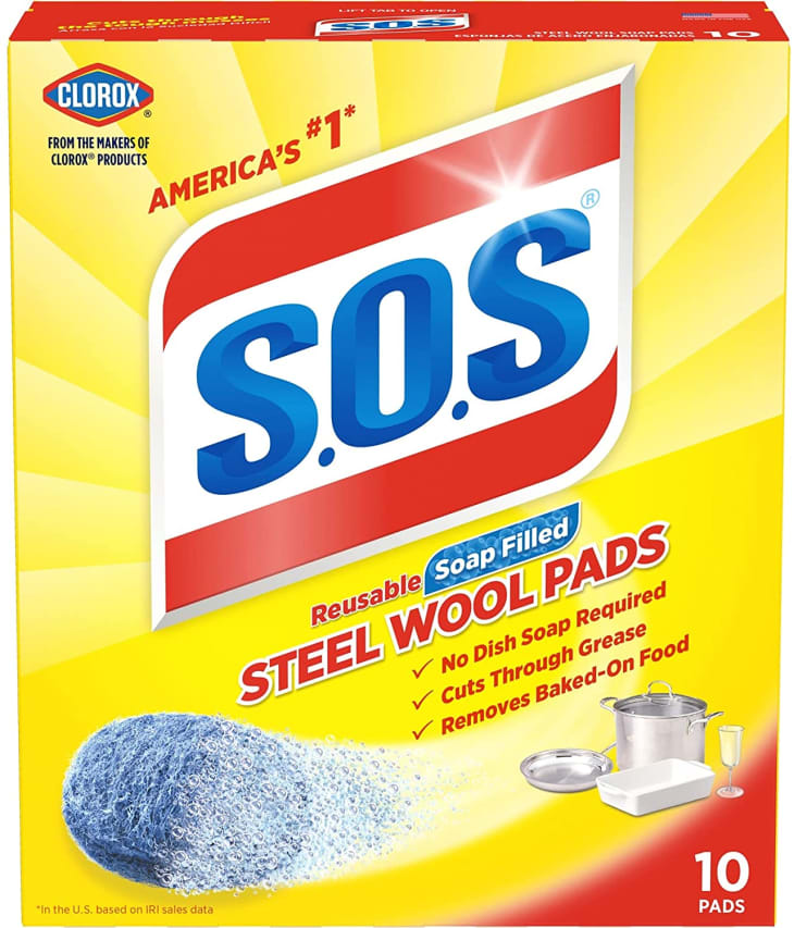 S.O.S Steel Wool Soap Pads (10-count) at Amazon