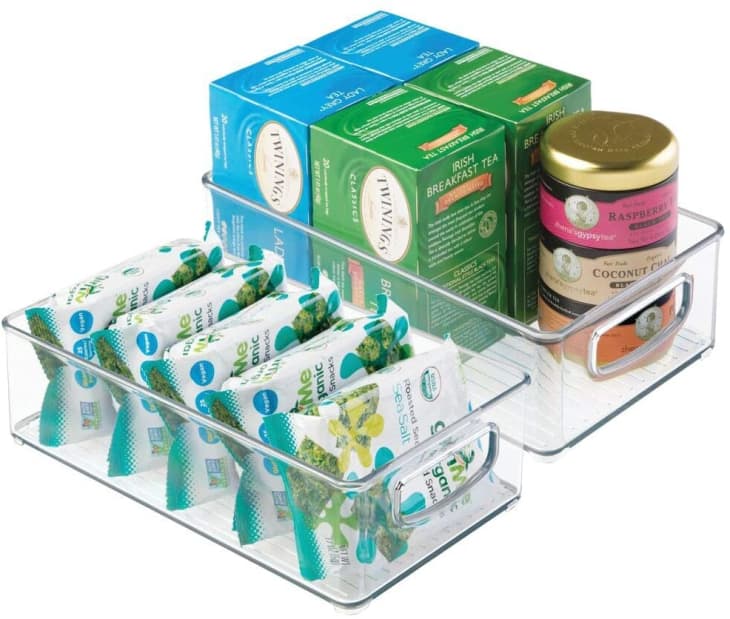 mDesign Plastic Kitchen Pantry Cabinet Storage Bins at Amazon